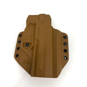 C&G Tan Belt Holster Fits Glock 20 Tan Kydex Firearm Holster Outdoors Shooting